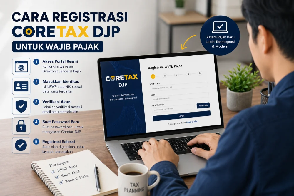 Cara Registrasi Coretax DJP untuk Wajib Pajak Baru