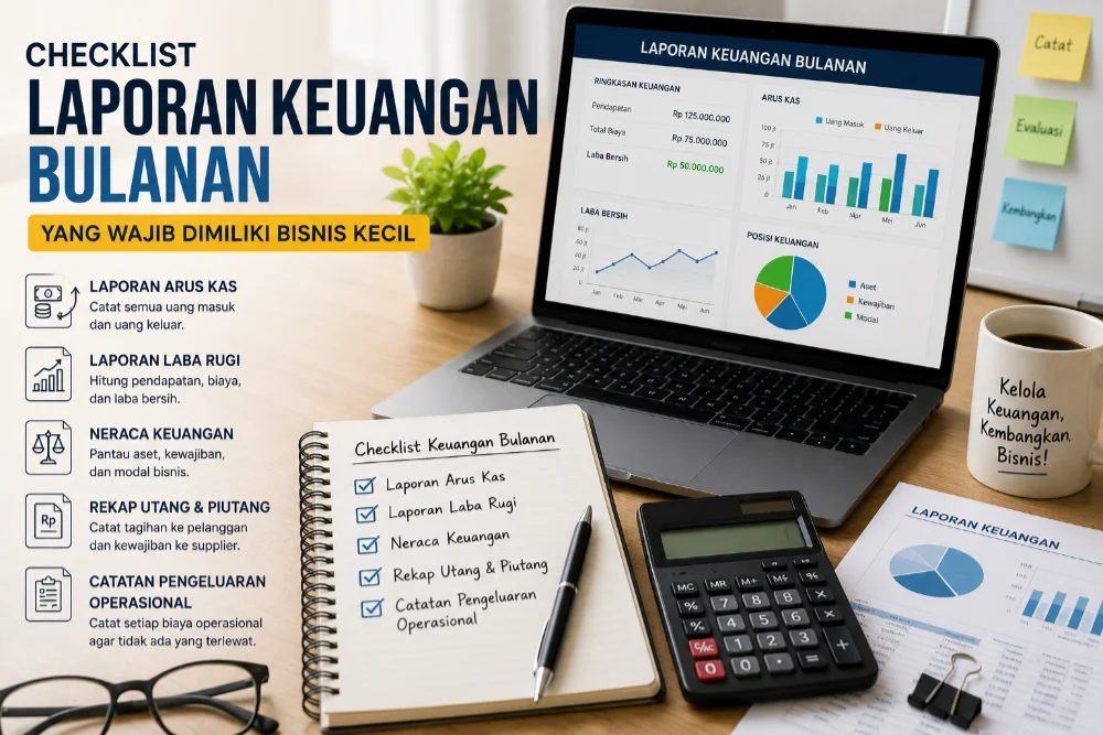 Checklist Laporan Keuangan yang Wajib Dimiliki Bisnis
