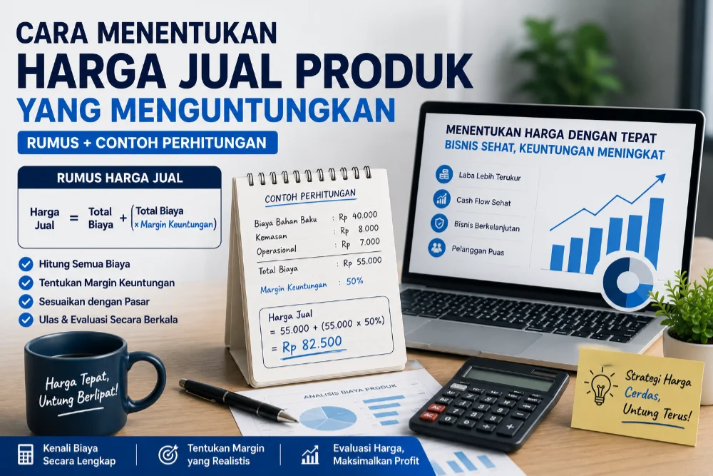 Cara Menentukan Harga Jual Produk Agar Tetap Untung Besar