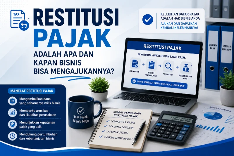 Restitusi Pajak untuk Bisnis Kapan Bisa Diajukan dan Caranya